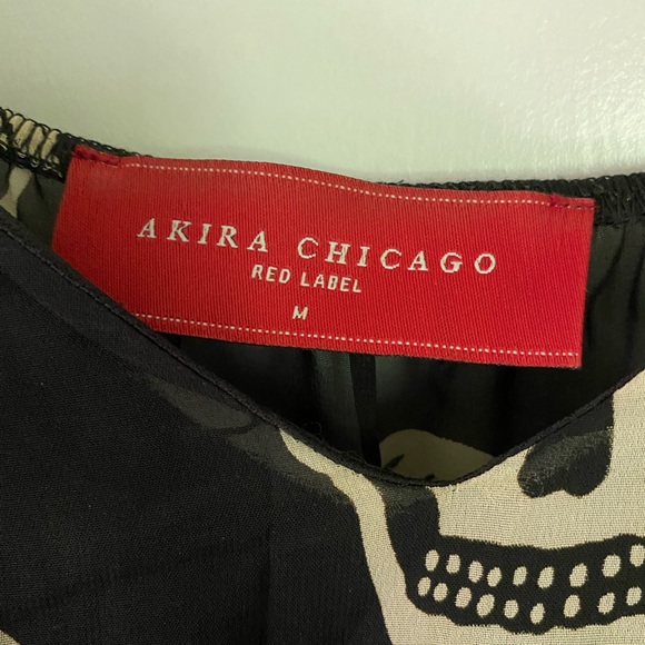 hi-low Skull dress, Akira Chicago - Picture 3 of 6